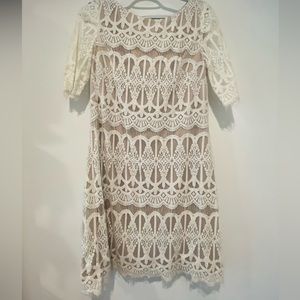 Cream dress